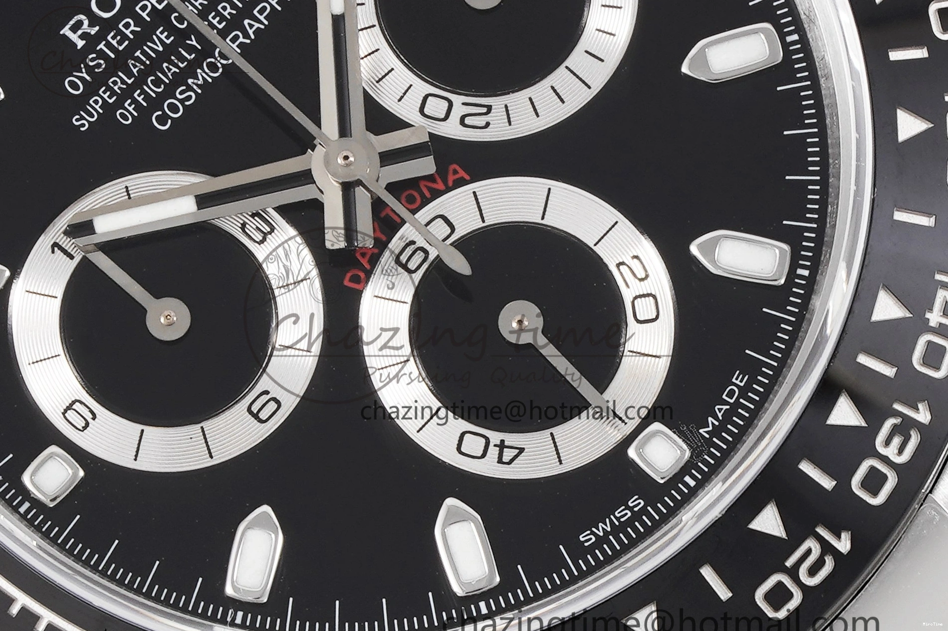 MiroTime 0406 SmoothTexture Daytona 116500 KING 1:1 Best Edition Black Dial on SS Bracelet SH 1910